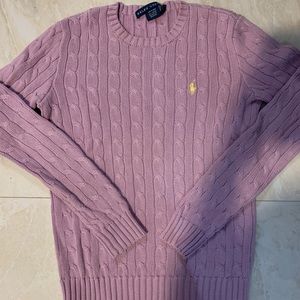 Polo Ralph Lauren Knit Sweater in Lilac